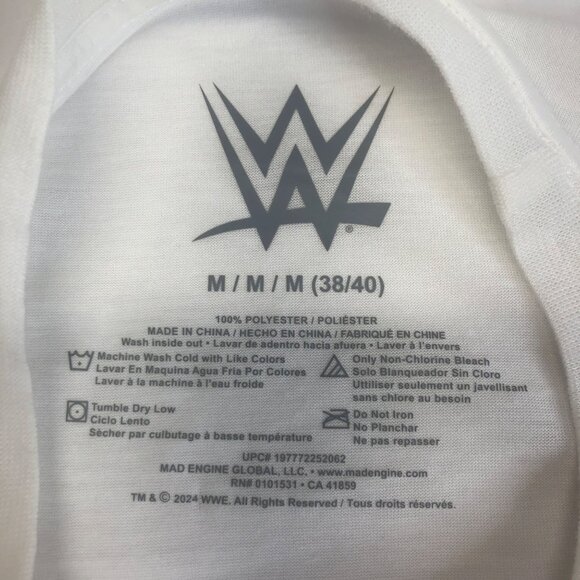 WWE Bret The Hitman Hart Halloween Costume Tee Graphic T-Shirt Size‎ Medium NWT - Picture 7 of 13